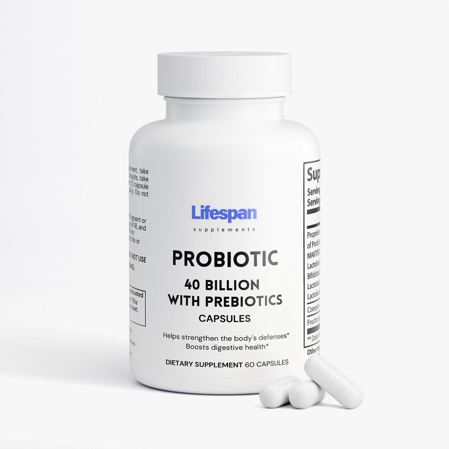 Probiotic 40 Billion with Prebiotics